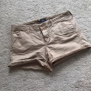 American Eagle midi stretch shorts